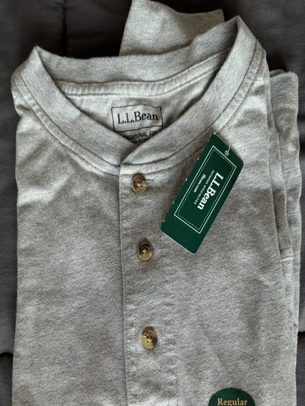 LL Bean long sleeve henley